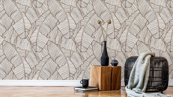The Charm of Brown Wallpaper for Modern Living
