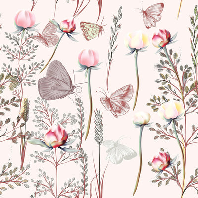 Butterfly Floral - Walltrendz