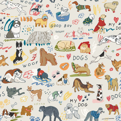 Terrier and Spaniel Dog Wallpaper