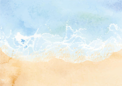 Ocean Wave Beach Landscape Wallpaper