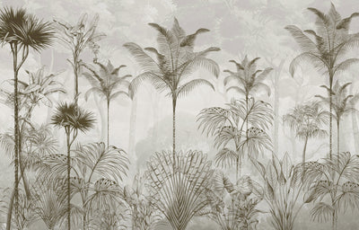 Palm Trees Forest Mural Wallpaper