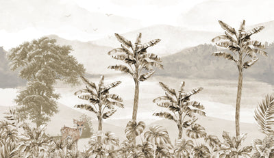 Tropical Forest landscape Wallpaper