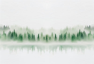 Winter Foggy Forest Wallpaper