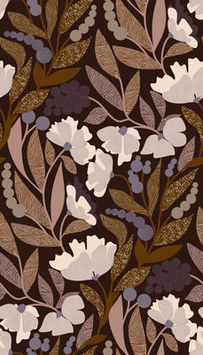 Handmade Dark Floral Pattern