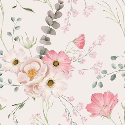 Rose Ranunculus Flowers Wallpaper