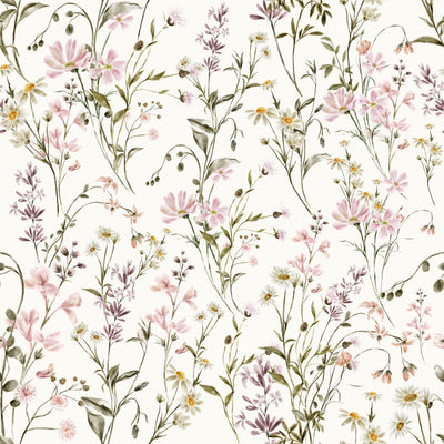 Meadow Wild Botanical Wallpaper