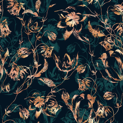 Royal Floral Wallpaper
