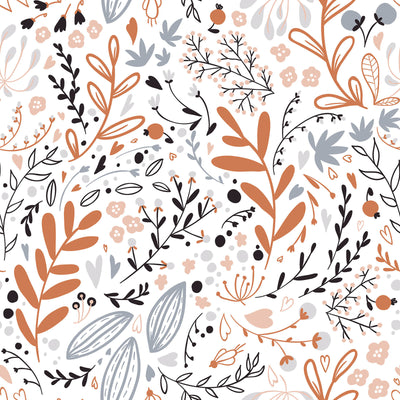 Boho Herbs Wallpaper