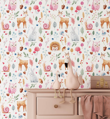 Fairy Forest Mushroom Wallpaper