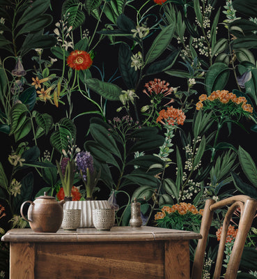 Tropical Foliage Wallpaper