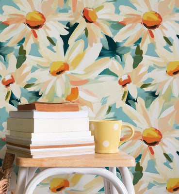 Bohemian Spring Watercolor Wallpaper