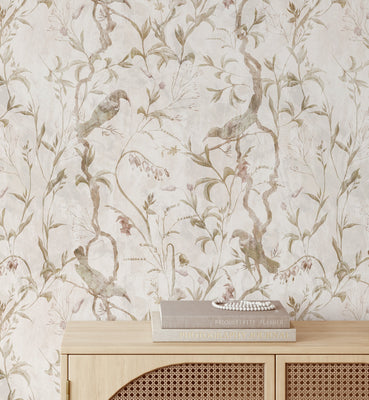 Decorative Botanical Wallpaper