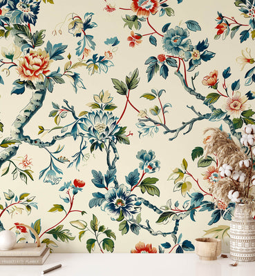 Chinese Traditional Chinoiseries Wallpaper