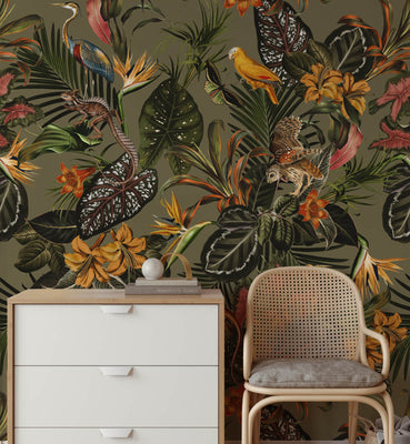 Tropical Wild Botanic Wallpaper