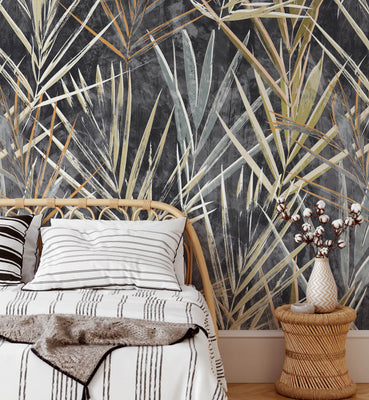 Palm Leave Botanical Wallpaper