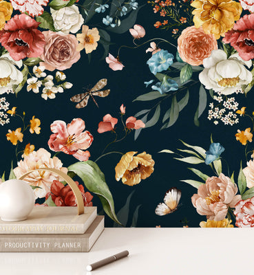 Decorative Handmade Watercolour Wallpaper