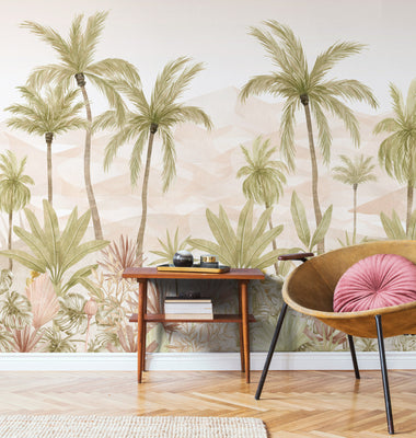 Tropical Palm Paradise Wallpaper