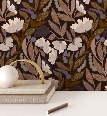 Handmade Dark Floral Pattern