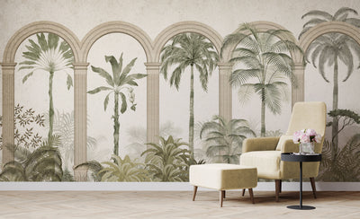 Tropical Arch Mural Wallpaper