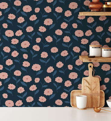 Blooming Garden Floral Wallpaper