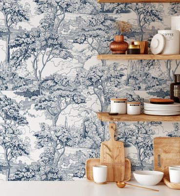 Scenic Landscape Tree Wallpaper