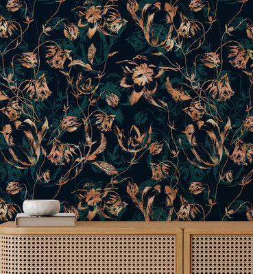 Royal Floral Wallpaper