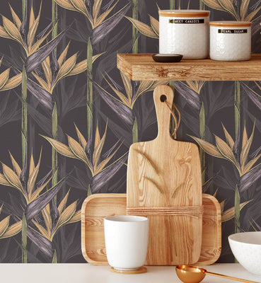 Luxury Sketchy Floral Vintage Wallpaper