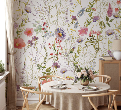 Flower With Leaf Wallpaper