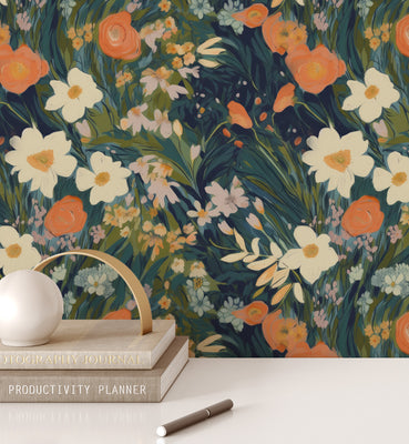 Greenery Watercolor Wallpaper