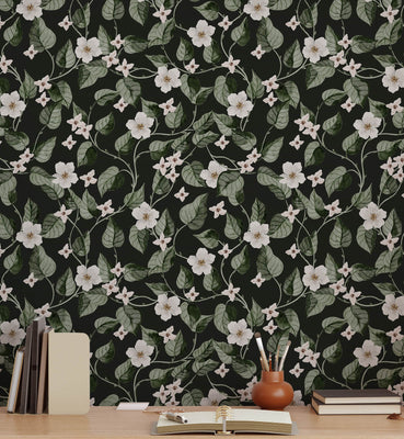 Magnolia Glorious Watercolor Wallpaper