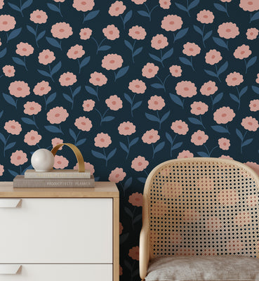 Blooming Garden Floral Wallpaper