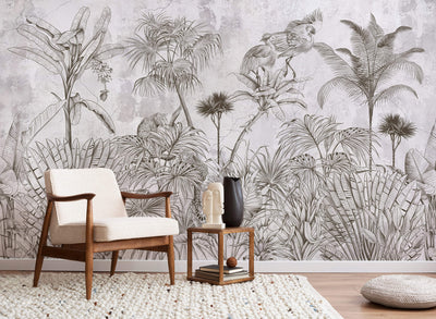 Tropical Forest Mural Wallpaper