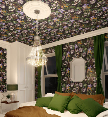 Tulip Vintage Tropical Wallpaper