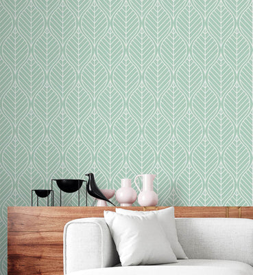 Organic Leaves Wallpaper