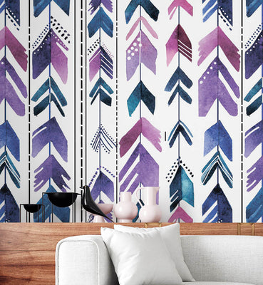 Arrows Bohemian Wallpaper