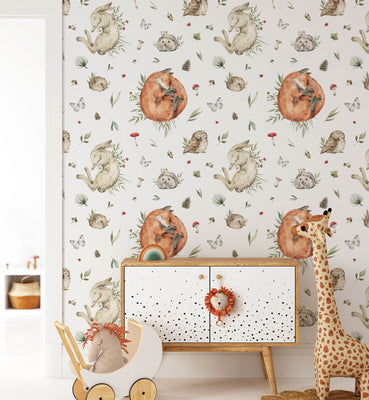 Wild Forest Animals Wallpaper