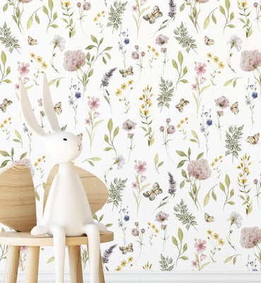 Woodland Leaf Wallpaper