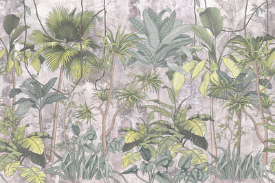 Tropical Large Mural Modern Wallpaper