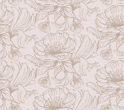 Bohemian Flowers Wallpaper