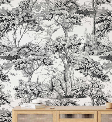 black and white wallpaper