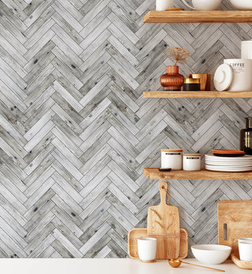 Herringbone Style Wallpaper