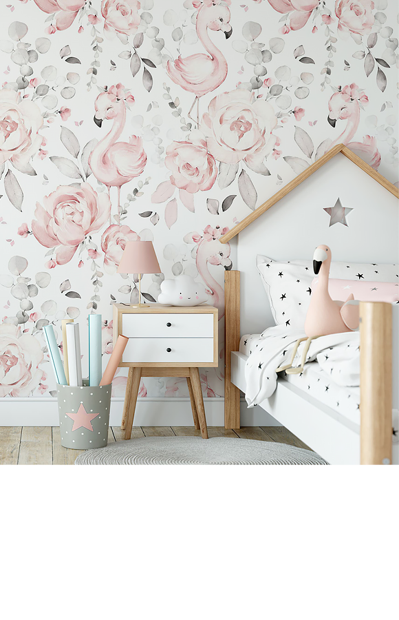 Peel and Stick Removable Kids Wallpaper Walltrendz