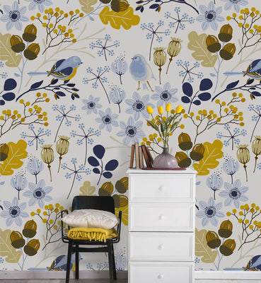 Autumn Birds Wallpaper