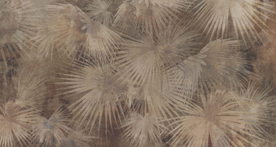 Hand Drawn Leave Mural Wallpaper