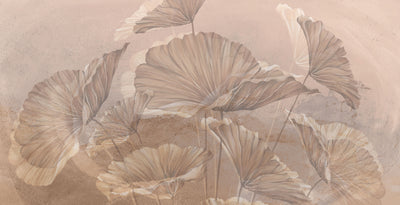 Lotus leaves Mural Wallpaper