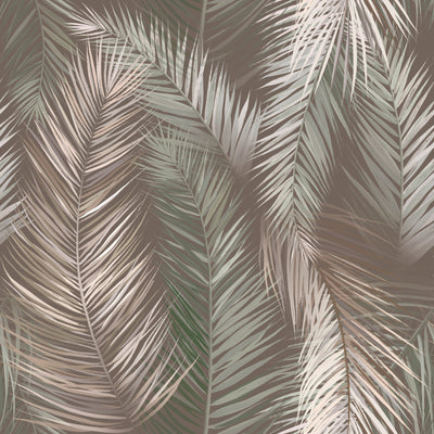Waving Palms Seamless Pattern Wallpaper