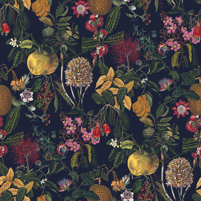 Dark Tropical With Fruit Wallpaper