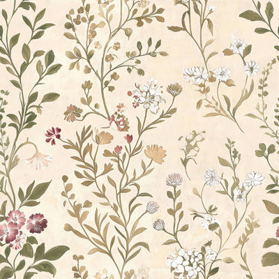 Elegant Vintage Floral Wallpaper