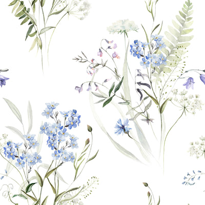 Elegant Botanical Floral Wallpaper