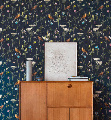 Birds Herbal Wallpaper